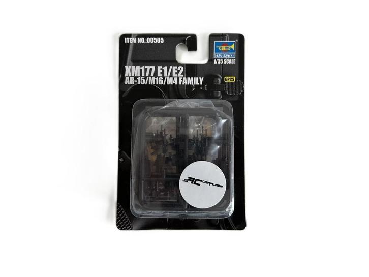 Trumpeter XM177 E1/E2 AR-15/M16/ M4 family 1:35 TRU-00505, Hobby en Vrije tijd, Modelbouw | Figuren en Diorama's, Nieuw, 1:35 tot 1:50