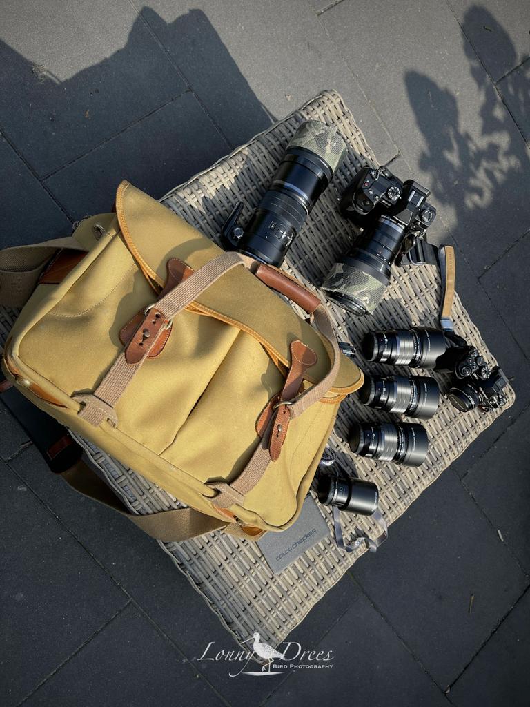 Billingham Classic 335 Khaki - Tan camera bag / tas, Ophalen, Zo goed als nieuw, Schoudertas, Overige merken