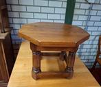 Pracht mooi geheel massief eiken bijzettafel salontafel kijk, Ophalen, Zo goed als nieuw, Hout