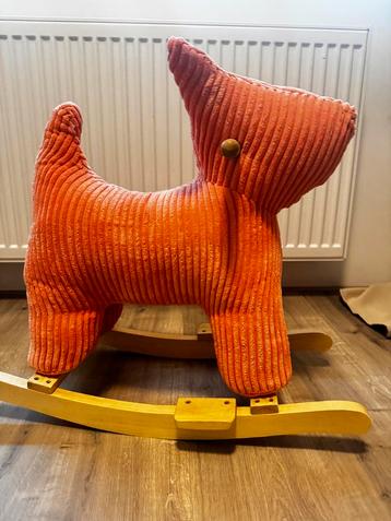 Label label hobbeldier hond roze beschikbaar voor biedingen