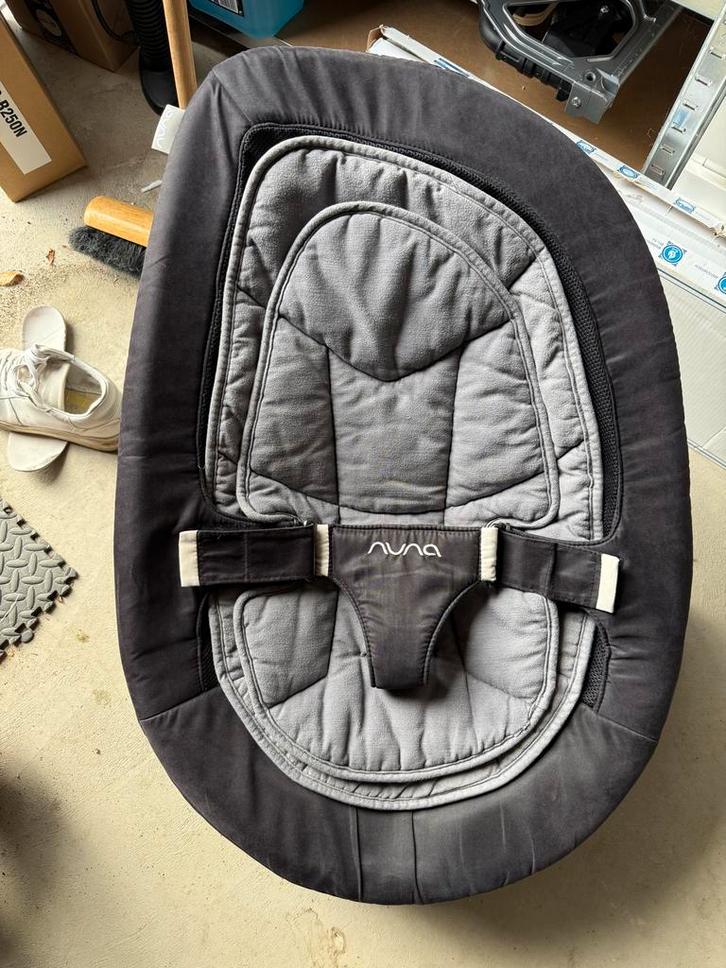 Nuna Leaf Wipstoel - Grijs, Kinderen en Baby's, Wipstoeltjes, Gebruikt, Wipstoel, Overige merken, Met gordel(s) of riempje(s)
