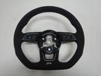 Audi RS3 8V RS4 RS5 Facelift Stuur Alcantara MF+F1 Rood stik, Gebruikt, -, -, Ophalen of Verzenden