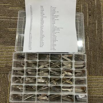 170 stks autosleutel - blank sleutelblad beschikbaar voor biedingen