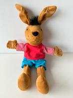 Knuffel handpop, poppenkastpop Haas / Kikker / Max Velthuijs, Ophalen of Verzenden, Zo goed als nieuw, Konijn