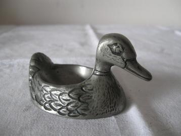 Eend eendje tin? eierdop? Vintage zwaar massief beschikbaar voor biedingen