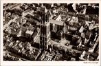 Utrecht - Dom luchtopname, Verzamelen, Ansichtkaarten | Nederland, Verzenden, 1940 tot 1960, Ongelopen, Utrecht