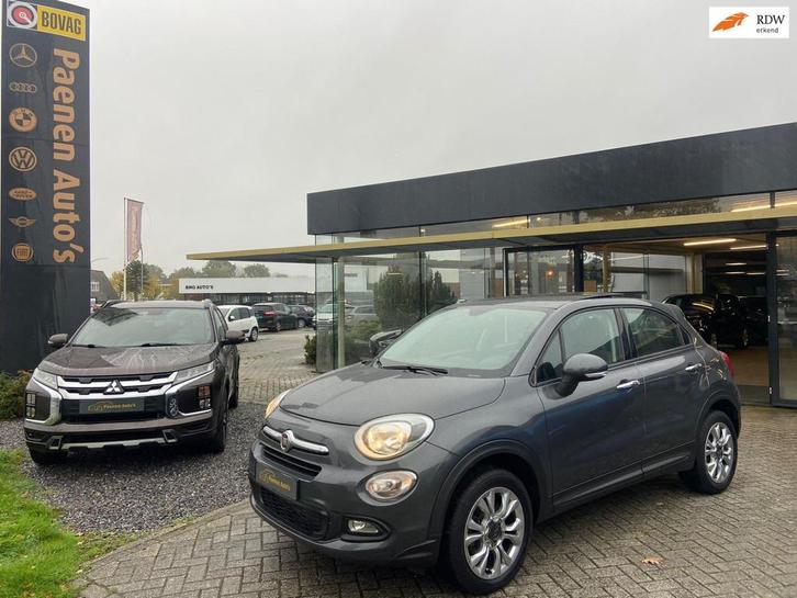 Fiat 500 X 1.4 Turbo MultiAir Lounge, Panodak Automaat, keyl, Auto's, Fiat, Bedrijf, Te koop, 500X, ABS, Airbags, Airconditioning