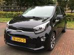 Kia Picanto 1.0 CVVT Design Edition 2019, Auto's, Kia, Voorwielaandrijving, Euro 5, Zwart, 4 stoelen