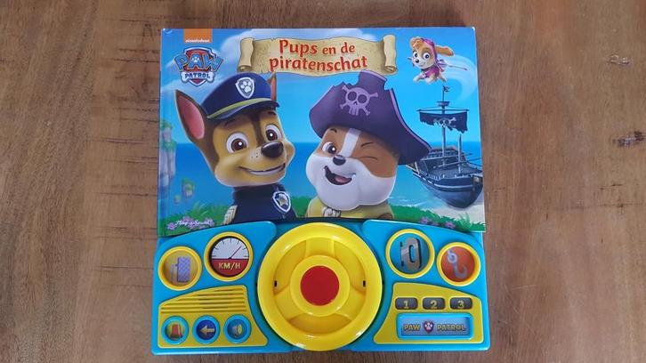 Paw Patrol geluidenboek - Pups en de piratenschat, Boeken, Kinderboeken | Baby's en Peuters, Zo goed als nieuw, Ophalen of Verzenden