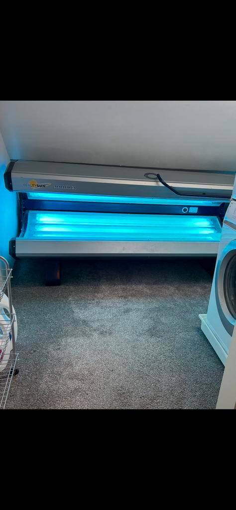 Zonnebank BeautySun Mallorca, Witgoed en Apparatuur, Zonnebanken en Gezichtsbruiners, Zo goed als nieuw, Zonnebank dubbelzijdig