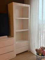 2 Witte Hoge Ladenkasten - Perfect voor Woonkamer, Huis en Inrichting, Complete inboedels, Ophalen