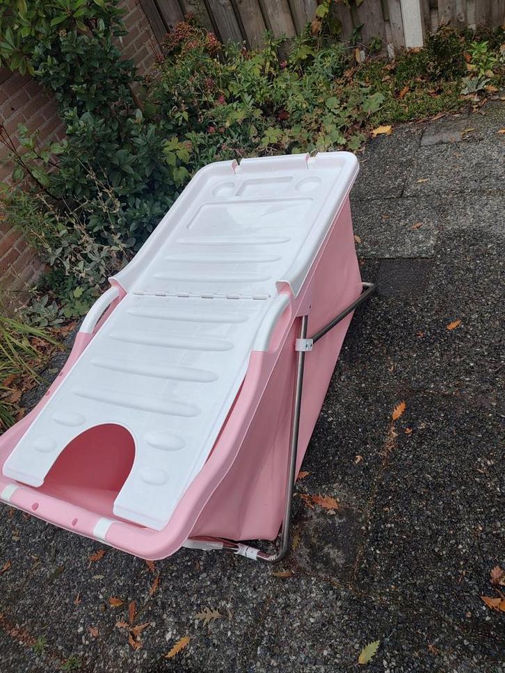 Inklapbaar bad met deksel & accessoires, Huis en Inrichting, Badkamer | Complete badkamers, Gebruikt, Met bad, Ophalen