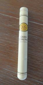 Gran Corona aluminium houder, Verzamelen, Rookartikelen, Aanstekers en Luciferdoosjes, Ophalen of Verzenden, Gebruikt, Tabaksdoos of Verpakking