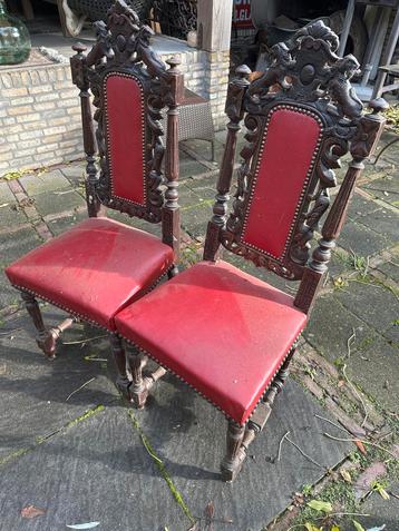 Antieke Stoelen - Set van Twee beschikbaar voor biedingen