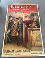 Vintage poster “Hulstkamp's Oude Genever & Fijne Likeuren"., Ophalen of Verzenden