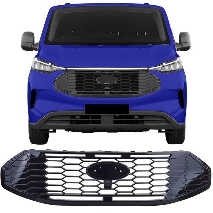 Sport Grill Voor Ford Transit Tourneo Custom Glans Zwart Van, Auto diversen, Tuning en Styling, Ophalen of Verzenden