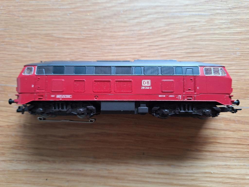 Piko H0 - Digitale BR 218 Dieselloc DB, Hobby en Vrije tijd, Modeltreinen | H0, Gebruikt, Locomotief, Wisselstroom, Piko, Ophalen of Verzenden