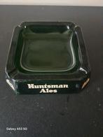 Vintage asbak Huntsman Ales glas. 18 x 18 cm., Ophalen of Verzenden, Gebruikt, Asbak