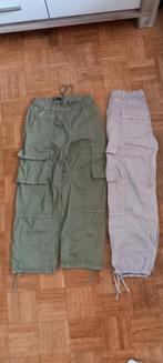 2x nieuwe cargo broeken maat s te koop. Beige en groen., Beige, Nieuw, Ophalen of Verzenden, Maat 36 (S)