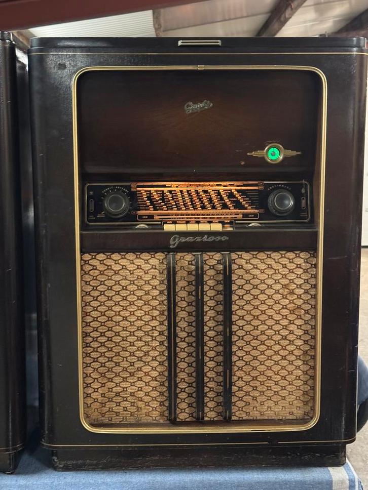 Graetz Radiomeubel Buizenradio Antiek Goedwerkend, Antiek en Kunst, Antiek | Tv's en Audio, Ophalen