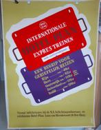 Originele Poster Hotel-plan Nederlandse Spoorwegen, Verzamelen, Verzenden, A1 t/m A3, Reclame, Rechthoekig Staand