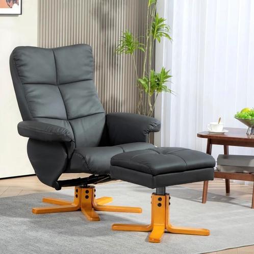Relaxfauteuil met Poef, 145 Kantelbaar (nieuw), Huis en Inrichting, Fauteuils, Nieuw, Ophalen of Verzenden