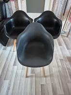 3 kuipstoelen, Huis en Inrichting, Stoelen, Ophalen of Verzenden, Zwart