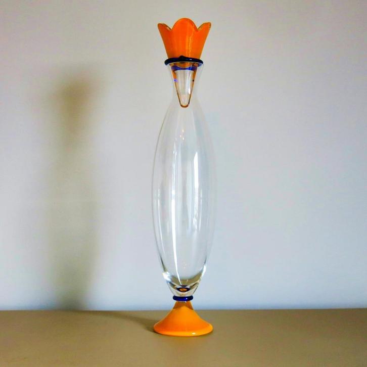 Karaf. Olaf Stevens. (Leerdam), Antiek en Kunst, Antiek | Glas en Kristal, Ophalen of Verzenden