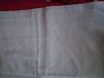 Wit damast tafellaken van Weetex.    1.20M x 0.76M., Ophalen of Verzenden, Gebruikt, Rechthoek, Binnen