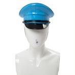 Blauwe nachtclub pet / heren dames gay militaire glimmende, Verzenden, Nieuw, Pet