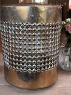 Gouden Windlicht XL, Overige materialen, Mand, Rond, Ophalen of Verzenden