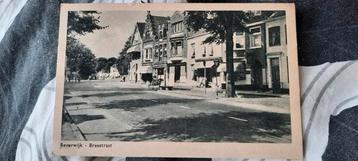 Kaart Beverwijk- Breestraat uit 1952 beschikbaar voor biedingen