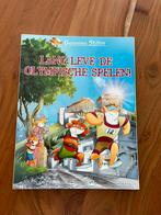 Geronimo Stilton - Lang leve de Olympische Spelen, Boeken, Eén stripboek, Ophalen of Verzenden, Zo goed als nieuw