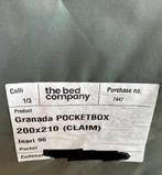 Gratis af te halen: hoofdbord boxspring - nieuw, Huis en Inrichting, Slaapkamer | Boxsprings, Ophalen, 210 cm, Overige maten, Grijs