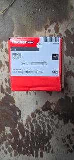 Fischer FBN II 10/10 R Ankers - Nieuw in Doos (50 stuks), Doe-het-zelf en Verbouw, Ophalen, 100 tot 250 mm, Overige typen, Nieuw