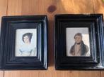 Antiek portret pendant 1820/1830, Antiek en Kunst, Kunst | Schilderijen | Klassiek, Ophalen of Verzenden