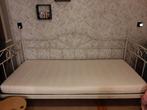 1 persoons bed, Gebruikt, 90 cm, Eenpersoons, Wit