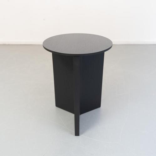 5 Hay Slit Table Eiken Hout 35 cm Nieuw, Huis en Inrichting, Tafels | Bijzettafels, Nieuw, Rond