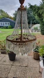 Kristallen kroonluchter uit de jaren 1960 heel mooi kristal, Ophalen, Gebruikt, Glas