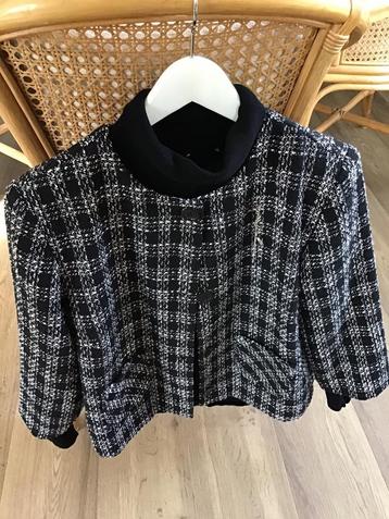 BRANDTEX!Lúxe RuitJasje 42&Zwarte ColTrui.Kwaliteit! Sámen: beschikbaar voor biedingen