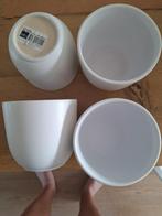 Bloempot Merk Mica, serie Tusca 4 stuks., Ophalen, Gebruikt, Rond, Binnen