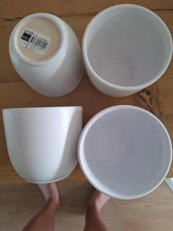Bloempot Merk Mica, serie Tusca 4 stuks. beschikbaar voor biedingen