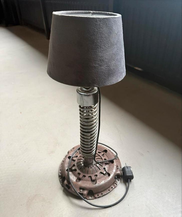 Unieke industriële lamp Harley Davidson Mancave custom made, Antiek en Kunst, Antiek | Lampen, Ophalen