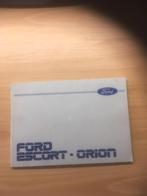 Handleiding instructieboekje  Ford  Escort - Orion  1986  NL, Ophalen of Verzenden
