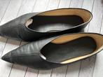 COS leren puntschoenen mt 38., COS, Zwart, Zo goed als nieuw, Ballerina's