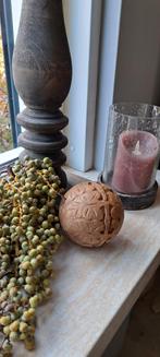 Houten bal decoratie, Antiek en Kunst, Ophalen of Verzenden