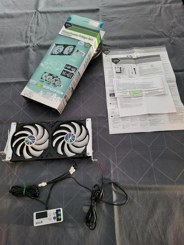 Koelkast ventilator met 2 14 cm grote fans beschikbaar voor biedingen