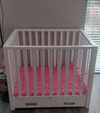 Witte TWF box met lade met 2 zijdig boxkleed, Kinderen en Baby's, Babywiegjes en Ledikanten, Ophalen, Zo goed als nieuw, Wieg