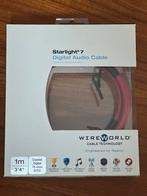 Wireworld Starlight 7 Coax Kabel - 1 Meter, Audio, Tv en Foto, Audiokabels en Televisiekabels, Ophalen of Verzenden, Zo goed als nieuw