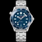 Omega seamaster diver 300m co-axial, Staal, Staal, Ophalen of Verzenden, Zo goed als nieuw